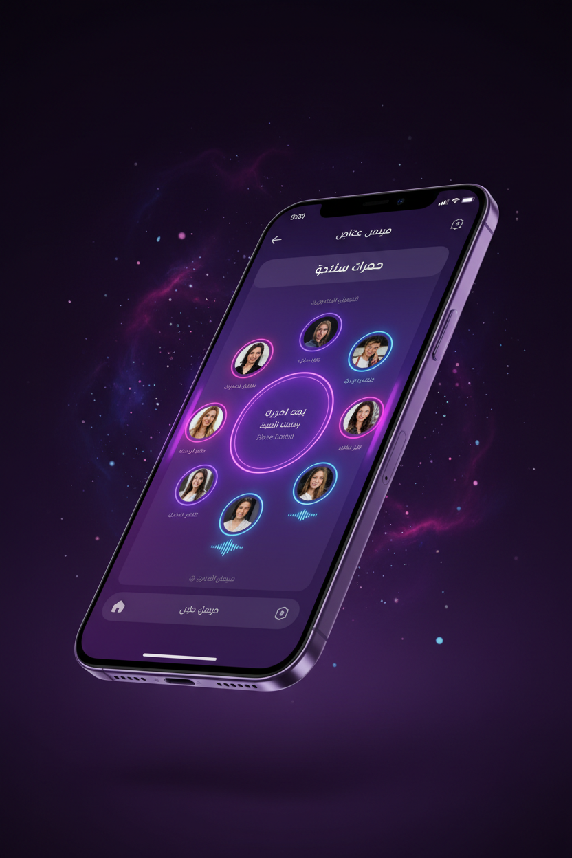 Saree3 App - غرف الدردشة الصوتية